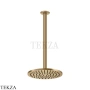 Gessi Goccia Верхний душ с потолочным кронштейном под размер 33664-726, Warm Bronze Br. PVD