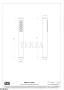Gessi 316 SHOWER Душевая лейка с защитой от известкового налёта 54054-791, Deep Bronze Brushed PVD