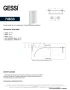Gessi Perle Полотенцедержатель для крепления на стекло, 45 см 74633-791, бронза Deep