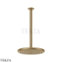 Gessi Goccia Верхний душ с потолочным кронштейном под размер 33768-726, Warm Bronze Br. PVD