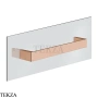 Gessi Rettangolo Полотенцедержатель для крепления на стекло, 30 см 20961-030, Copper PVD
