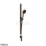 Gessi Haute Culture Shower Штанга в комплекте с душевой лейкой и выводом для воды 57142-845, бронза Dark Brush