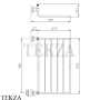 Nicolazzi ARENA Полка для полотенец 1499CR44, хром глянец