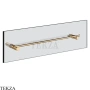 Gessi Incastri Полотенцедержатель для крепления на стекло, 45 см 75513-735, бронза глянец