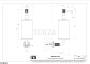 Gessi VENTI20 Дозатор для жидкого мыла настенный черный 65414-791, Deep Bronze Br. PVD