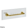 Gessi VENTI20 Полотенцедержатель для крепления на стекло, 30 см 65511-716, Gold Br. PVD