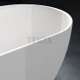 Gruppo Treesse CLIVIA Свободностоящая ванна 160 solid surface V446BL, белый глянец