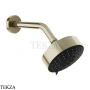 Gessi INCISO SHOWER Верхняя душевая лейка multifonction с кронштейном 66158-720, Nickel PVD