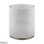 Gessi ANELLO Корзина для мусора, композит белый 45590-791, Deep Bronze Br. PVD