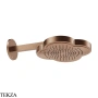 Gessi Ludovica Верхняя душевая лейка с кронштейном из стены 76149-708, медь Brushed