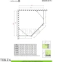 Radaway Essenza 8 PTJ Комплект боковых стенок 90х90 см, 10490200-01-01, хром глянец