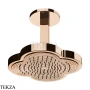 Gessi Ludovica Верхняя душевая лейка с потолочным кронштейном 76150-030, медь глянец
