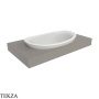 Flaminia IO раковина врезная сверху 75×45×28 см, белый Latte матовый
