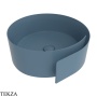 Flaminia Roll раковина накладная 44×44×17 см, синий Nuvola матовый