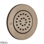 Gessi INCISO SHOWER Боковая форсунка поворотная, внешняя часть 32982-761, Coffee Bronze Br. PVD