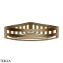 Gessi RILIEVO Полка-решетка угловая в душевую зону 59561-791, Deep Bronze Br. PVD