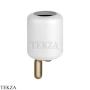 Gessi Goccia Стакан настенный, белая керамика 38007-726, Warm Bronze Br. PVD