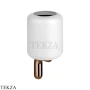 Gessi Goccia Стакан настенный, белая керамика 38007-030, Copper PVD