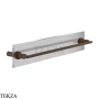 Gessi INCISO accessories Полотенцедержатель для крепления на стекло, 60 см 58617-845, Dark Bronze
