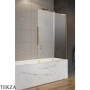 Radaway Furo SL PND II Шторка на ванну 63,8 см, левая, 10309638-09-01L, золото глянец