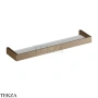 Gessi Rettangolo Полка настенная в душевую зону verex 20945-761, Coffee Bronze Brushed PVD