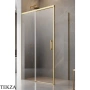 Radaway Idea KDJ Душевая дверь 120 см, левая, 387042-09-01L, золото глянец