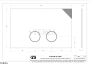 Gessi Total look Клавиша смыва для инсталляции Geberit Sigma 8 и Sigma 12, 54681-761, Coffee Bronze Brushed PVD