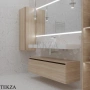 ARMADI ART FLAT Тумба-ящик под столешницу 897-120-L, LIGHT OAK (светлый дуб), матовый