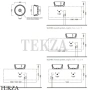 Hatria PENCIL Раковина накладная D40, без перелива Y1GE01, белый глянец