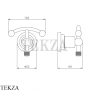 Nicolazzi ARENA Крючок для халата и полотенец 1481CR44, хром глянец