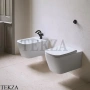 GSI NUBES 55/F Унитаз подвесной ”Swirlflush” (безободковый) 9615FR211, сиденье с микролифтом slim, белый глянец