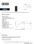 Gessi Perle Раковина напольная без перелива 74612-563, Ambra