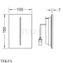 TECE TECEfilo Urinal Лицевая панель 9242064, белый глянец