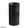 Kerasan Artwork Раковина свободностоящая BARREL, слив в стену, сифон, 474331 черный матовый