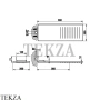 Gessi 316 SHOWER Верхний душ настенного крепления 33095-791, Deep Bronze Brushed PVD