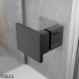 Radaway Essenza KDJ Душевая дверь 120 см, правая, 1385042-54-01R, черный матовый
