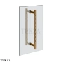 Gessi Pelle Tresse Полотенцедержатель для крепления на стекло, 45 см 78632-735, Warm Bronze PVD