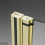 Radaway Nes KDJ-B Душевая дверь 100 см, правая R, 10025100-98-01R, брашированное светлое золото