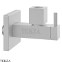 Gessi TOTAL LOOK Запорный клапан с фильтром, квадратный 01412-279, белый матовый