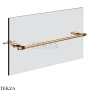 Gessi Jacqueline Полотенцедержатель для крепления на стекло, 45 см 77513-735, бронза глянец