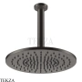 Gessi 316 SHOWER Верхняя душевая лейка D30 с креплением 54146-707, Black Metal Brushed PVD