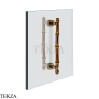 Gessi Jacqueline Полотенцедержатель для крепления на стекло, 20 см 77631-761, бронза Coffee