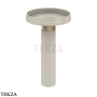 Gessi Pelle Tresse Раковина отдельностоящая, слив в пол, без перелива 78607-432, Crème/ Finox Br. Nickel