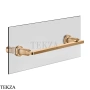 Gessi INCISO accessories Полотенцедержатель для крепления на стекло, 30 см 58613-735, Warm Bronze PVD