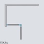 Radaway Torrenta PND Шторка на ванну двустворчатая 120 см, правая R, 12011203-154R, черный матовый
