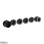 Gessi Perle Термостат для душа на 4 потока, внешняя часть 74736-706, black хром глянец