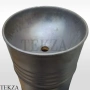 Kerasan Artwork Раковина свободностоящая BARREL, слив в стену, 474383 ржавчина