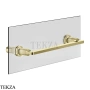 Gessi INCISO accessories Полотенцедержатель для крепления на стекло, 30 см 58613-710, Brass PVD