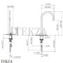 Dornbracht TARA HOT & COLD Питьевой кран 17861888-00, хром глянец