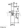 Keuco Elegance Дозатор для жидкого мыла или лосьона 11649010101, хром глянец